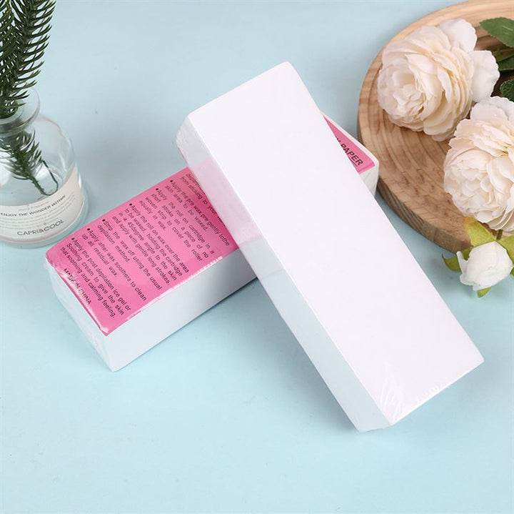 100 Wax strips / Wax strips hair removal strips for hot wax (face/body) - | Fashiongirl