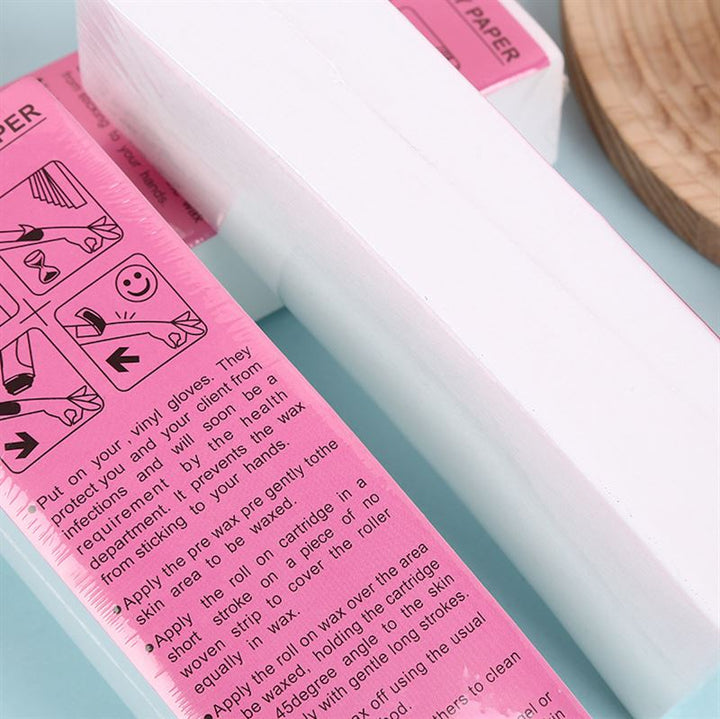 100 Wax strips / Wax strips hair removal strips for hot wax (face/body) - | Fashiongirl
