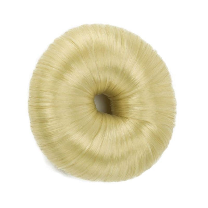 4 cm hair donut w/ artificial hair in multiple colours - Hair Accessories | Fashiongirl