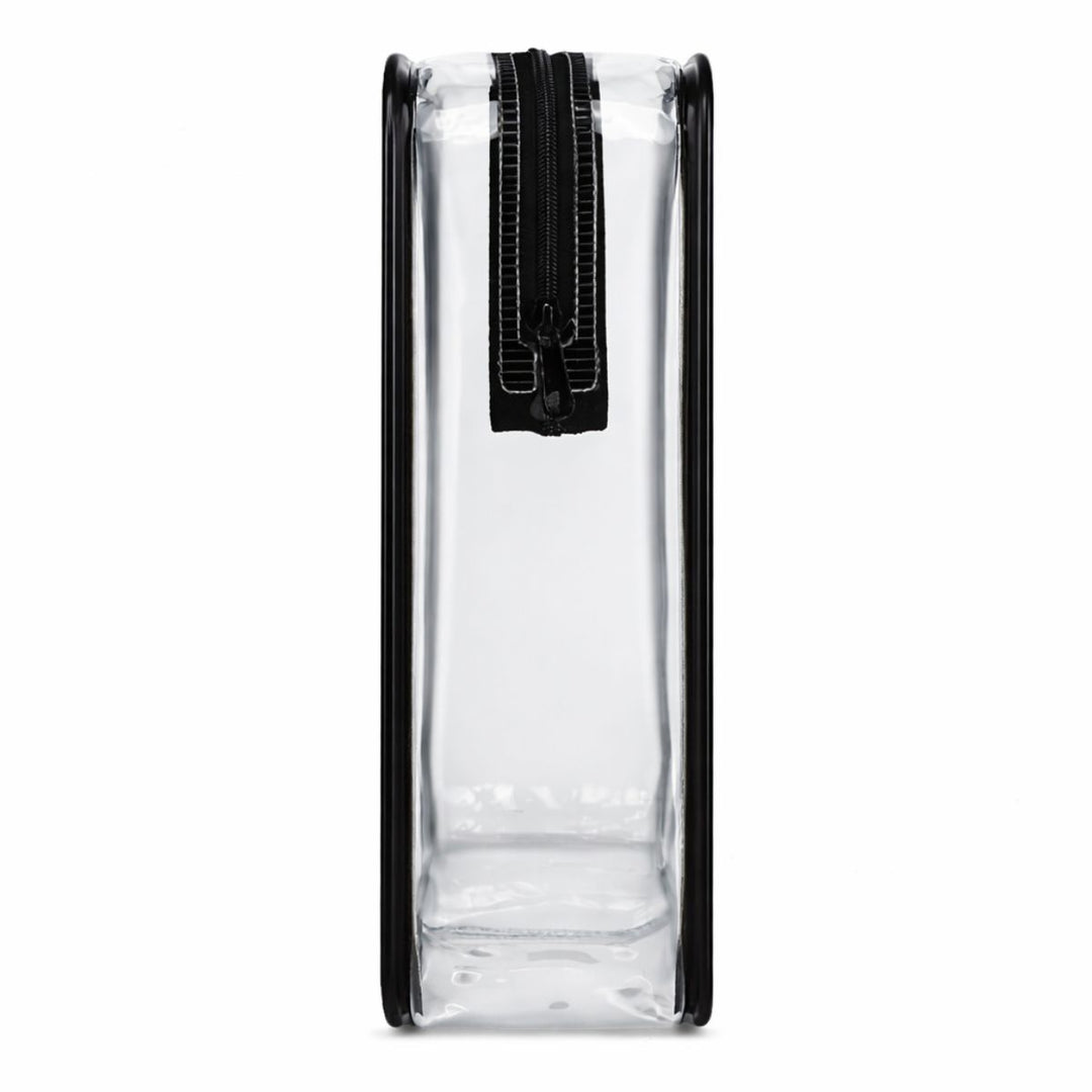 UNIQ Multivarious Trousses de Toilette Transparentes - Set de 4 - Noir