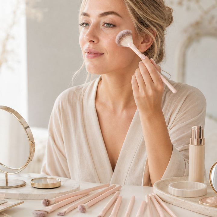 Technique PRO Keen Set de 16 Pinceaux de Maquillage pour Yeux, Sourcils et Détails