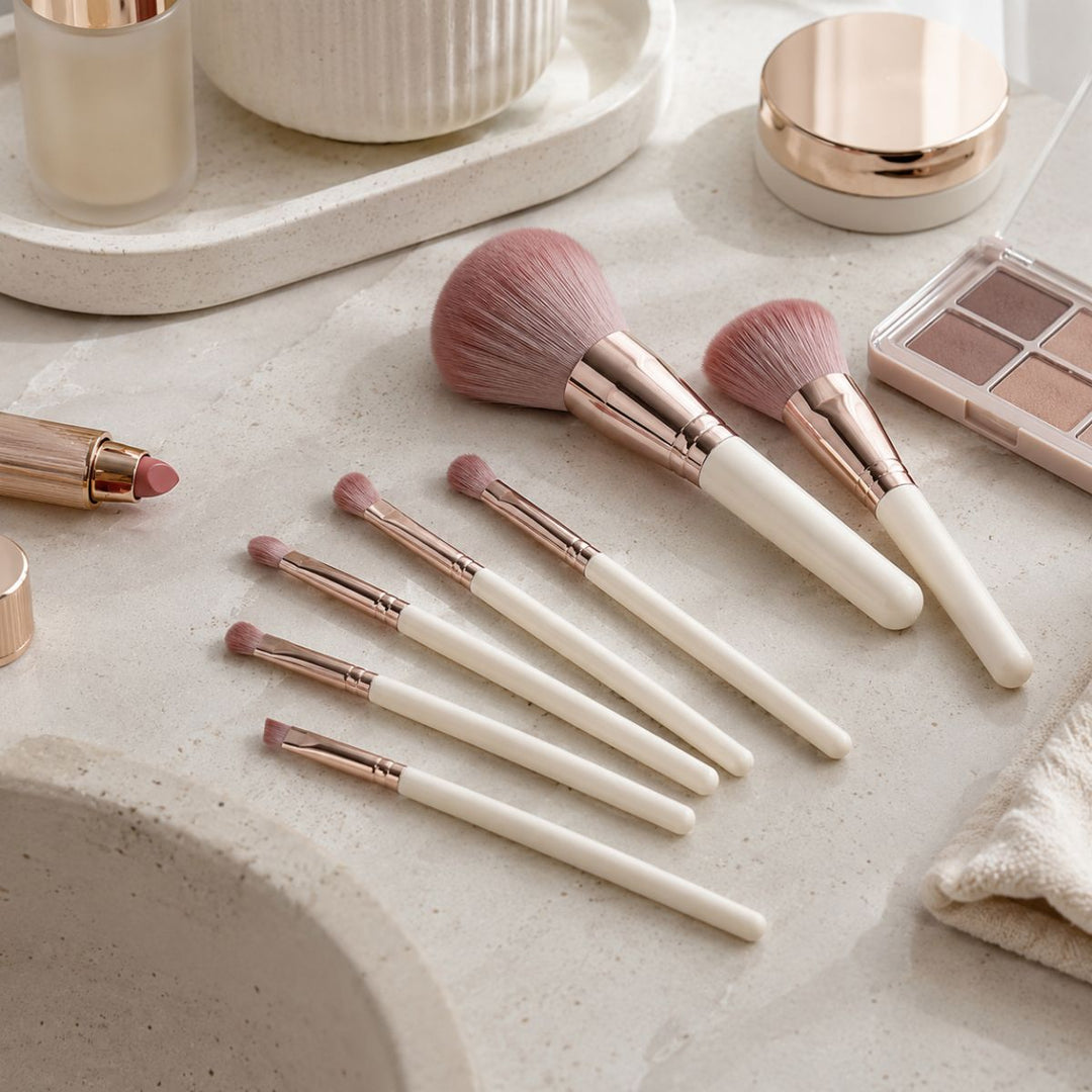 Technique PRO Dusty Magenta Kit de Pinceaux de Maquillage - 7 Pièces