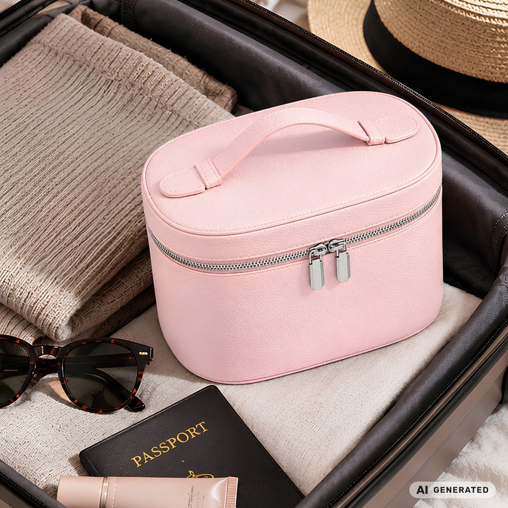 UNIQ Noemie Vanity Beauty Case Travel Organizer - Bubble Pink – image 7