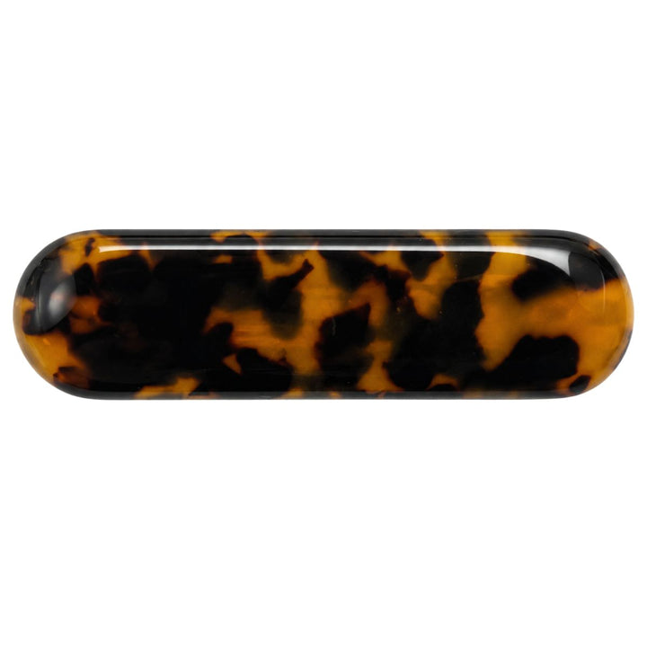Barrette SOHO Mila – Motif léopard foncé