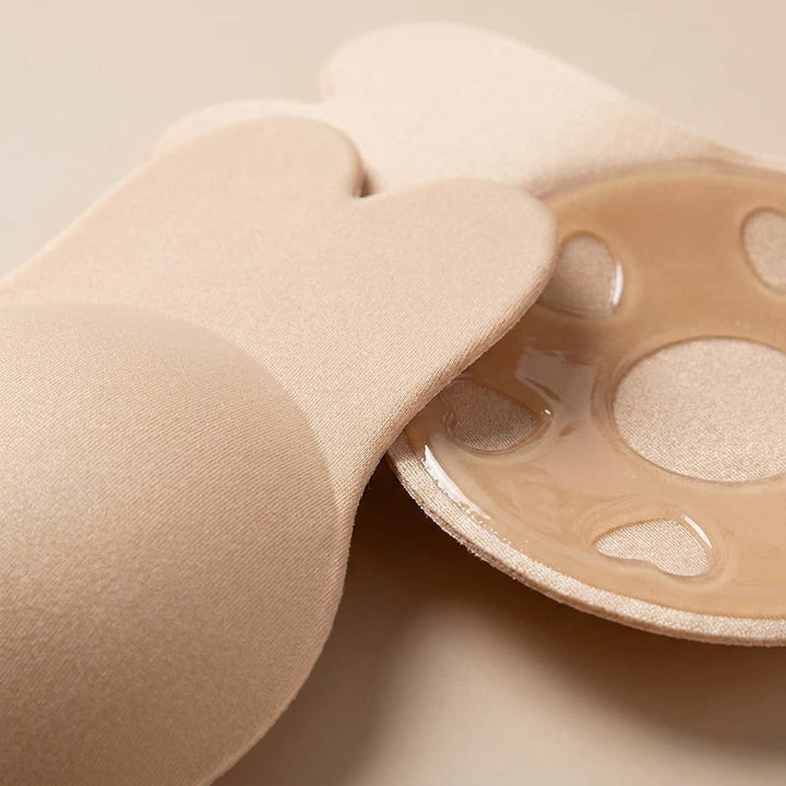 Pads de Levage Invisibles Shapelux - Soutien-Gorge Adhésif Oreilles de Lapin - Beige