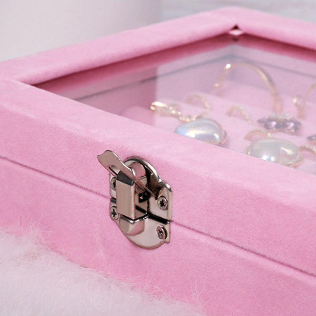 UNIQ Velvet Touch Jewellery box - Pink – image 4