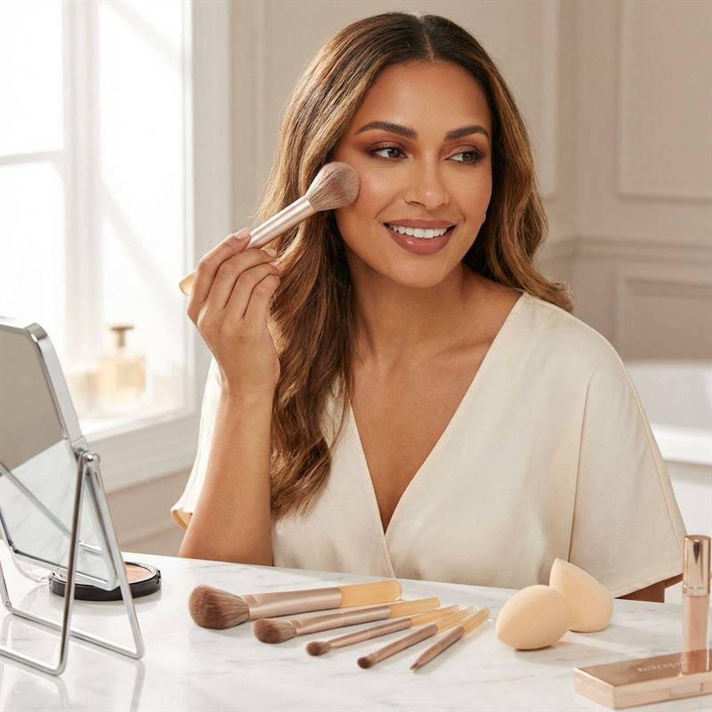 Technique PRO Essential Set – Kit de Pinceaux de Maquillage Professionnel