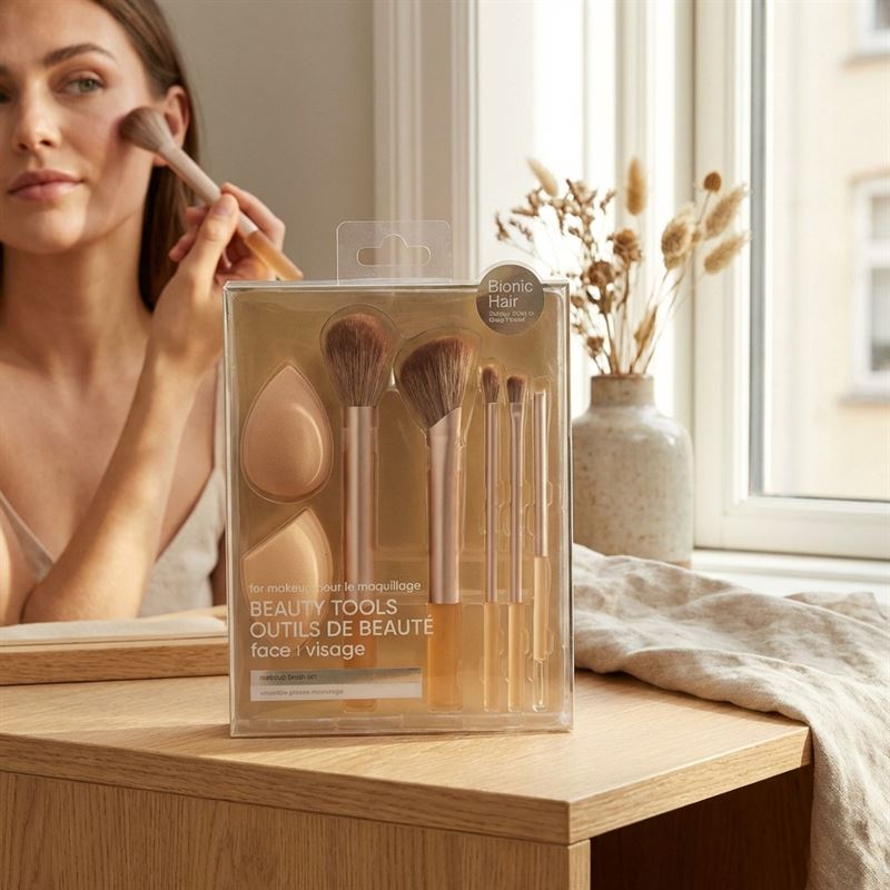 Technique PRO Essential Set – Kit de Pinceaux de Maquillage Professionnel