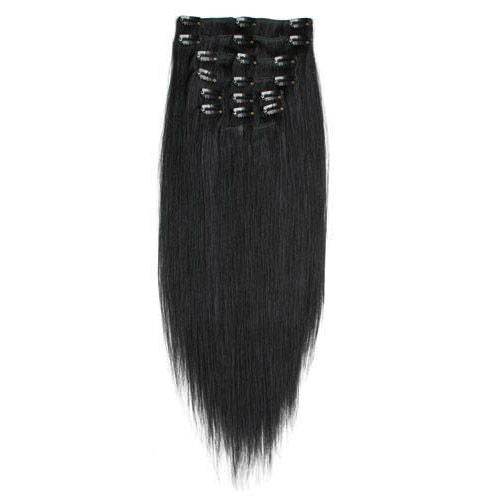 7set artificial fibre hair - Hair extensions Black #1 - | Fashiongirl
