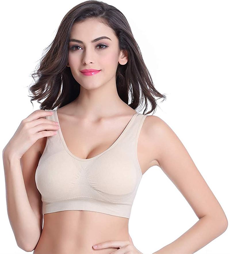 Ahh bra - Soutien-gorge confortable sans armatures Beige - Amincir et rehausser - Sous-vêtements amincissants | Fashiongirl