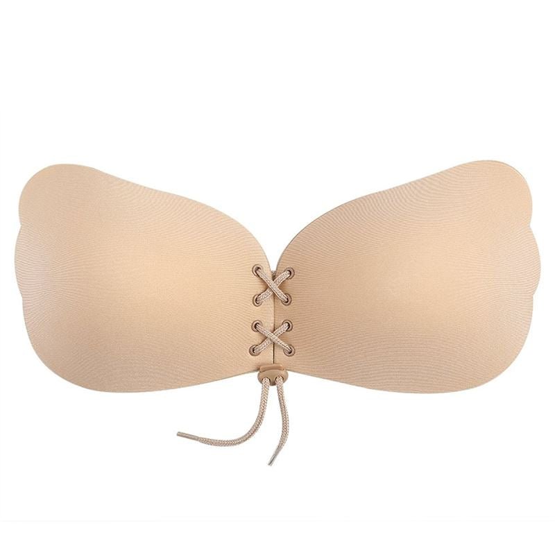 AVA Lift Up Soutien-gorge sans bretelles auto-ajustable avec dentelle - Beige - Lingerie sculptante | Fashiongirl
