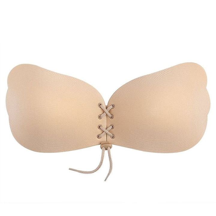 AVA Lift Up Soutien-gorge sans bretelles auto-ajustable avec dentelle - Beige - Lingerie sculptante | Fashiongirl