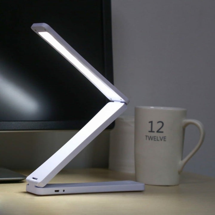 Lampe LED à piles - Lampe de bureau pliable - Blanche - | Fashiongirl