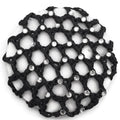 Filet à cheveux noir avec diamants pour chignon - | Fashiongirl