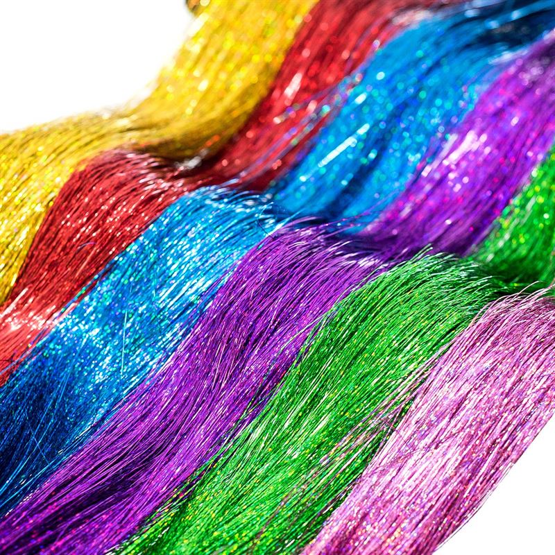 Extensions Bling Glitter 100 extensions de cheveux pailletées 80 cm - Noir - | Fashiongirl