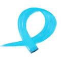 Bleu, 50 cm - Crazy Colour Clip On - | Fashiongirl