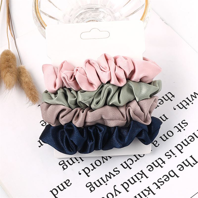 Chris Rubin Adea Scrunchies - Foundry - 4 pcs - Hair Accessories