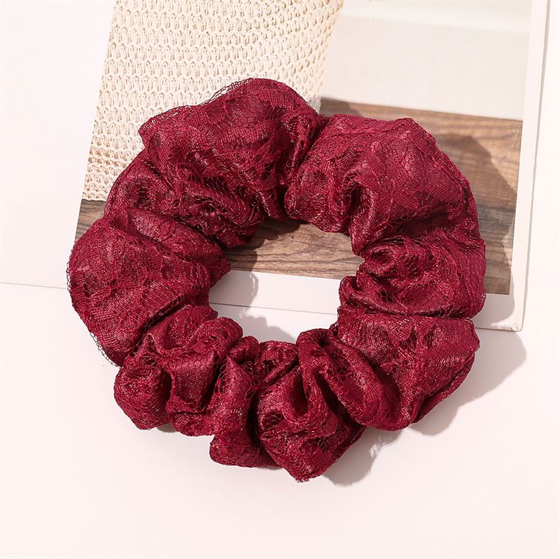 Chris Rubin Alice Scrunchie - Cherry red - Hair Accessories