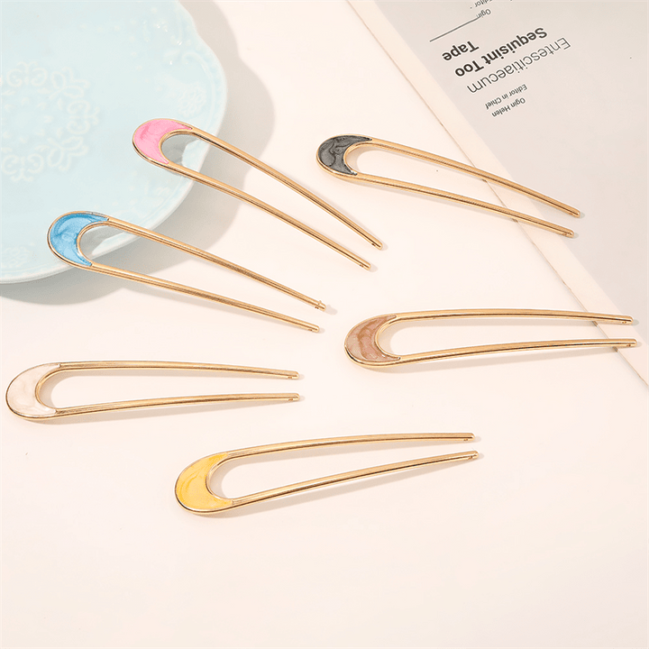 Chris Rubin Alina French Hairpin - Ivory - Hair Accessories