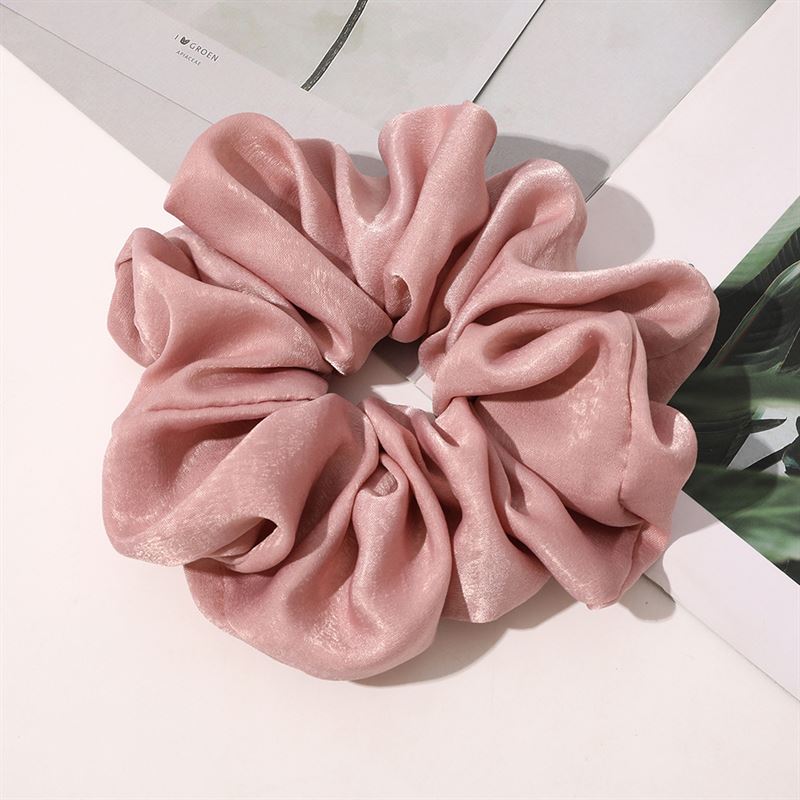 Chris Rubin Aris XL Scrunchie - Crepe Pink - Hair Accessories