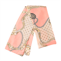 Foulard en soie Bella Chris Rubin - Rose - | Fashiongirl