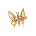 Chris Rubin Butterfly Hair Claw - Gold - Accessoires pour cheveux | Fashiongirl