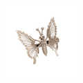 Chris Rubin Butterfly Hair Claw - Argent - Accessoires pour cheveux | Fashiongirl