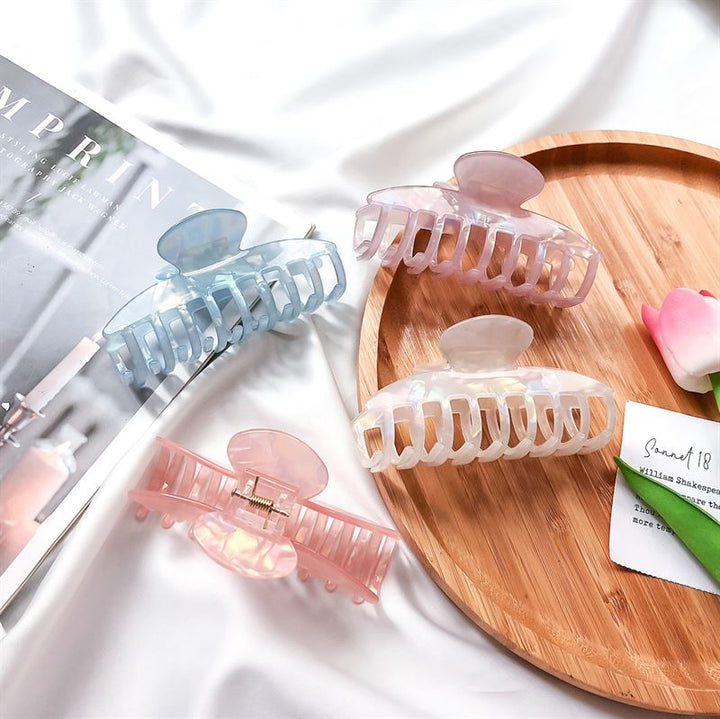 Chris Rubin Daze Hair Claw - Green Marble - Hair Accessories | Fashiongirl