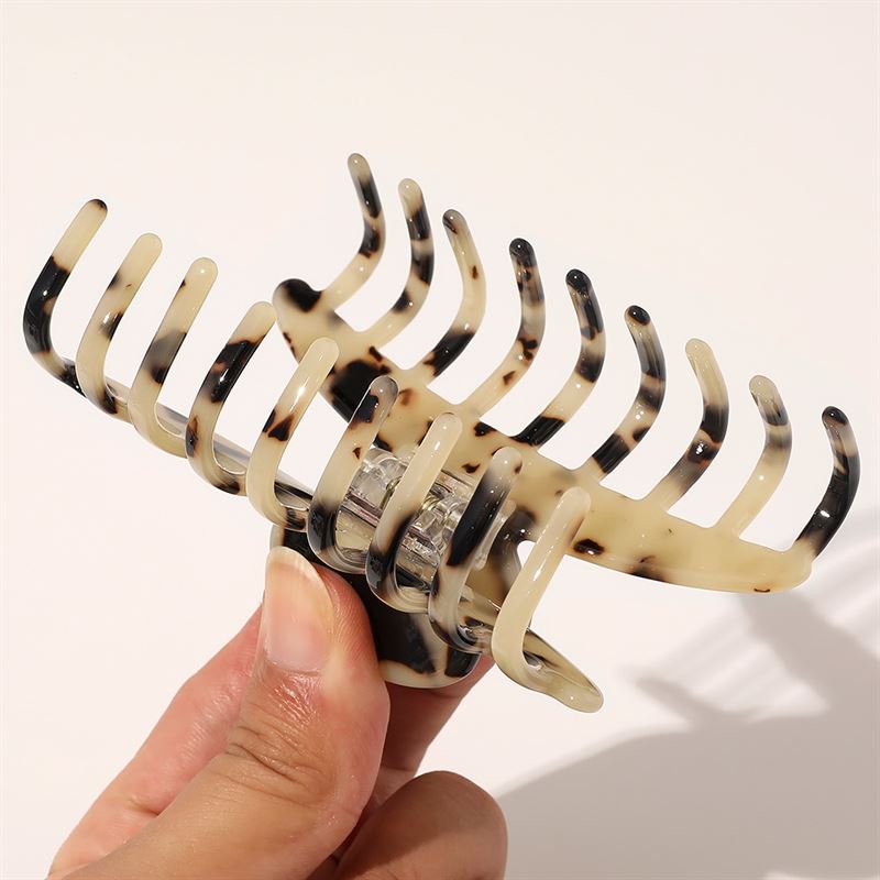 Chris Rubin Daze Hair Claw - Green Marble - Hair Accessories | Fashiongirl