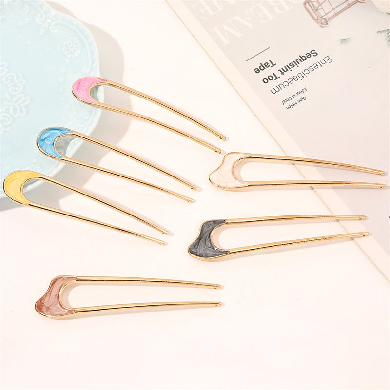 Chris Rubin Emely Hairpin - Pink - Hair Accessories | Fashiongirl