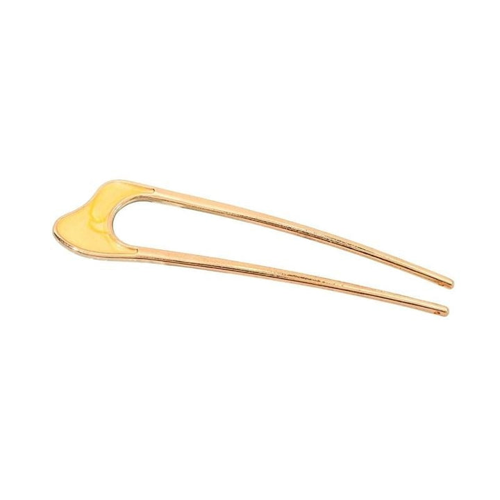 Chris Rubin Emely Hairpin - Yellow Stardust - Hair Accessories | Fashiongirl