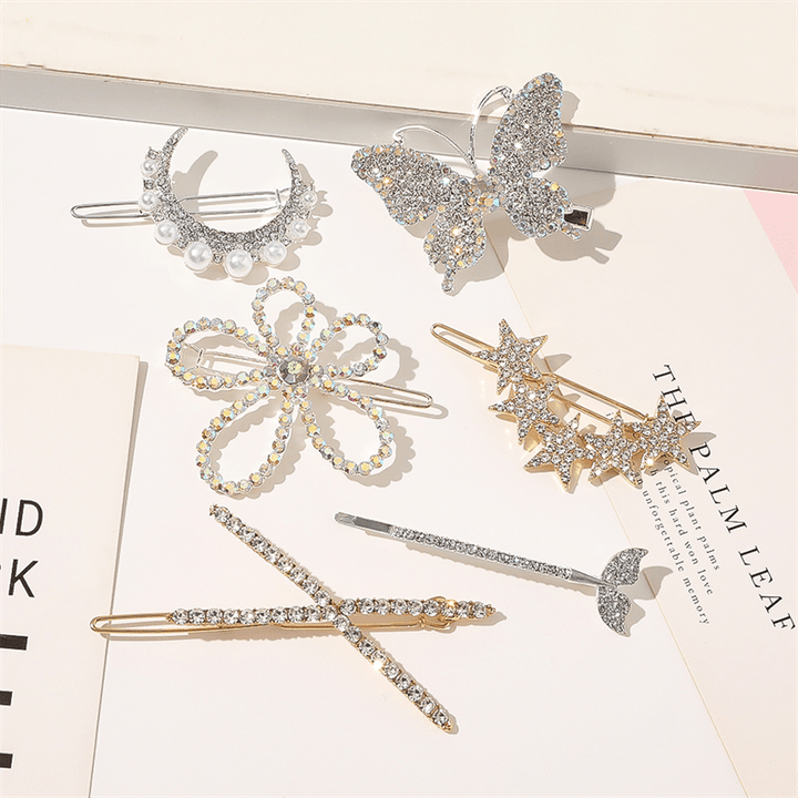 Chris Rubin Evie Hair Claw Gold - Fleur - Accessoires pour cheveux | Fashiongirl