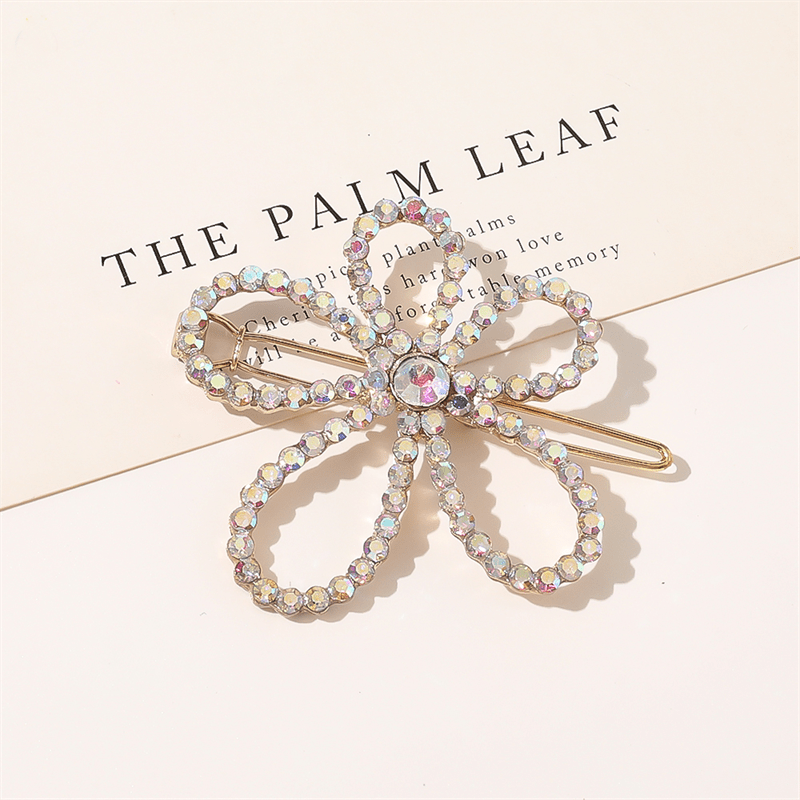 Chris Rubin Evie Hair Claw Gold - Fleur - Accessoires pour cheveux | Fashiongirl