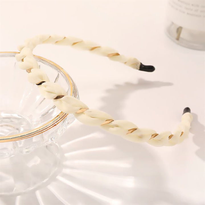 Chris Rubin Hera Headband - Frosting Cream - Hair Accessories | Fashiongirl