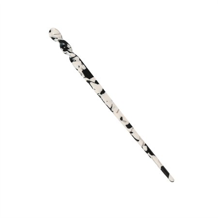 Chris Rubin Jade Hair Stick - Marbre noir - | Fashiongirl