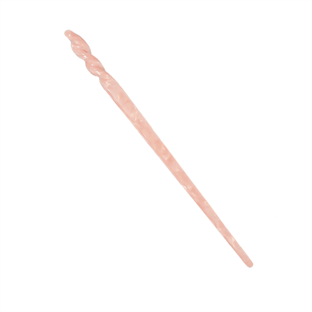Chris Rubin Jade Hair Stick - Marbre rose - | Fashiongirl