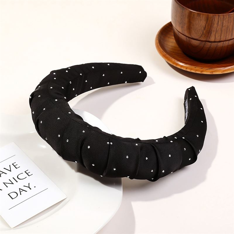 Chris Rubin Kiara Headband - Black - Hair Accessories | Fashiongirl