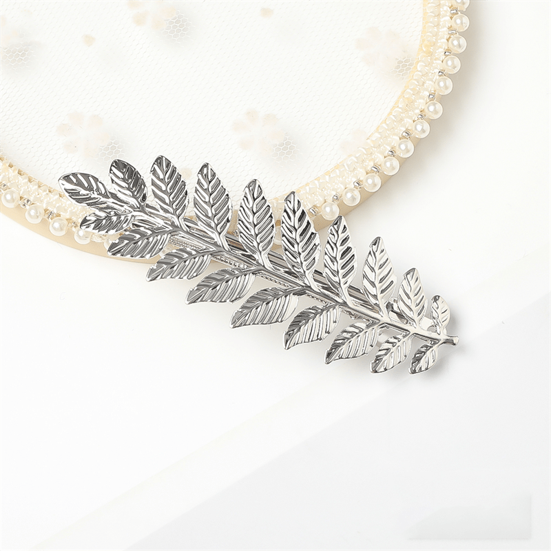 Chris Rubin Nyla Hair Claw - Silver - Hair Accessories | Fashiongirl