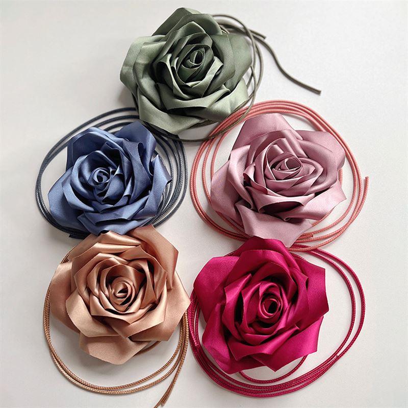 Chris Rubin Rosalia Choker Necklace - Magenta Pink - | Fashiongirl