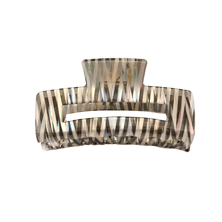 Chris Rubin Ruby Hair Claw - Chromatic Strips - Hair Accessories | Fashiongirl