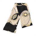 Foulard en soie Chris Rubin - Foulard en soie Bella, noir - | Fashiongirl