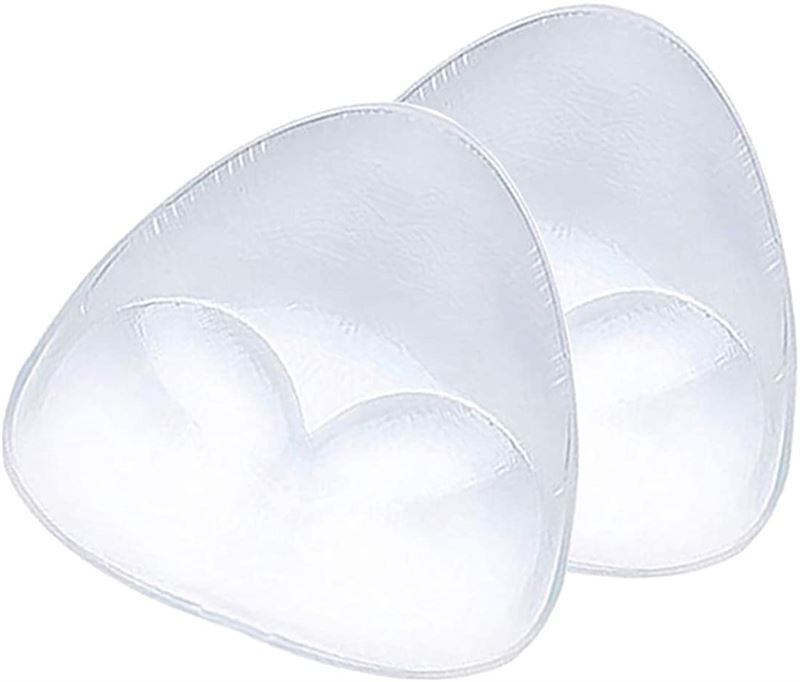 Rembourrages transparents en silicone pour soutien-gorge - Triangulaires (2 x 90 grammes) - Lingerie sculptante | Fashiongirl
