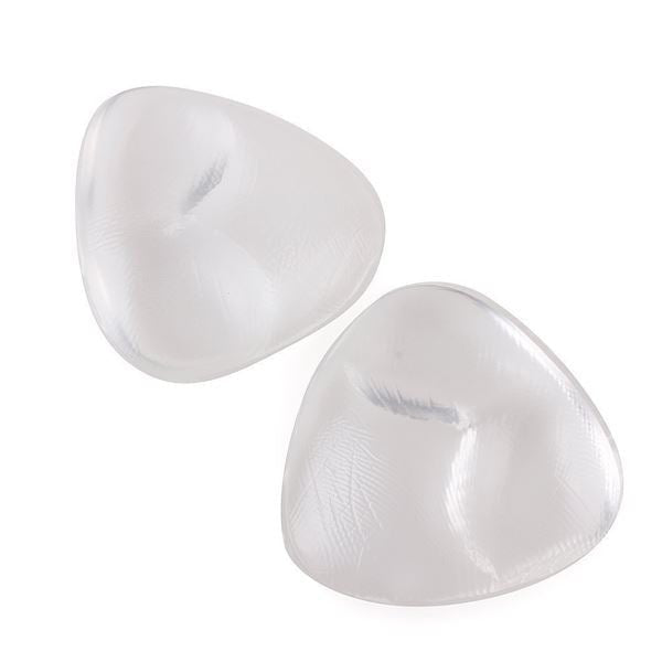 Rembourrages transparents en silicone pour soutien-gorge - Triangulaires (2 x 90 grammes) - Lingerie sculptante | Fashiongirl