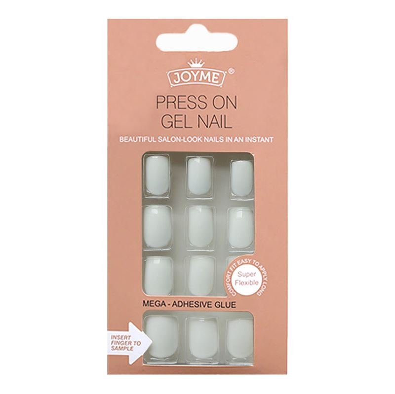 Click On / Press On Nails - White #S15 - | Fashiongirl