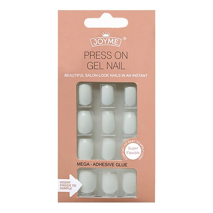 Click On / Press On Nails - White #S15 - | Fashiongirl