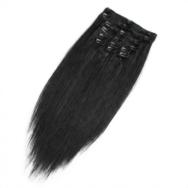 Clip In Extensions 1 black - Clip in Extensions - Fashiongirl