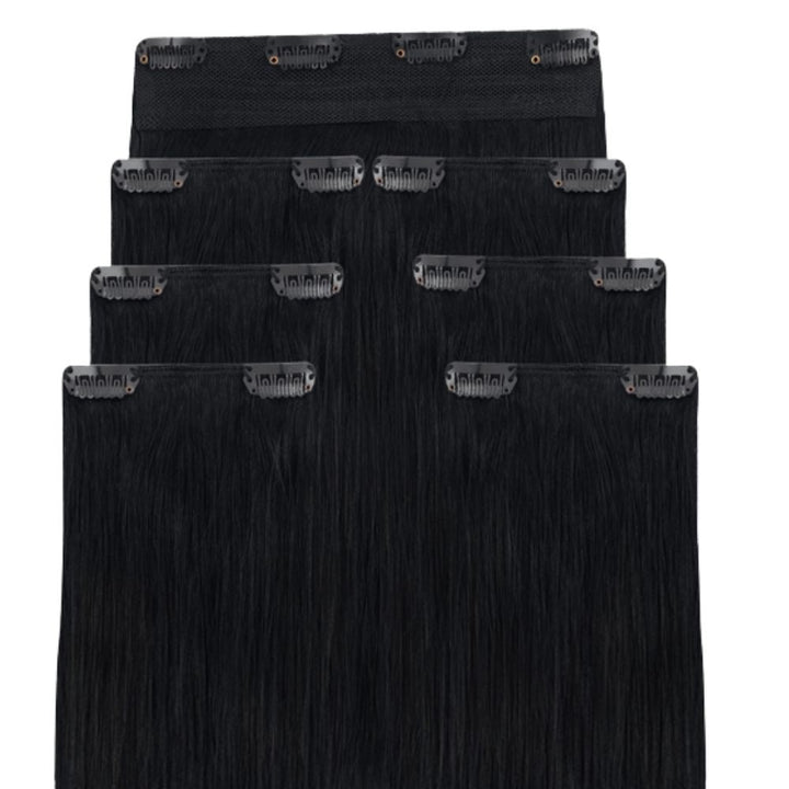 Clip In Extensions 1 black - Clip in Extensions - Fashiongirl