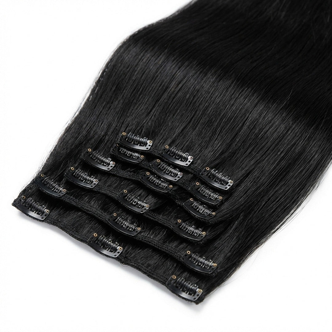 Clip In Extensions 1 Jet Black - Clip in Extensions - Fashiongirl