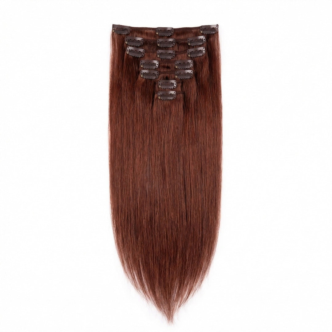 Clip In Extensions 30 Maroon - Clip in Extensions - Fashiongirl