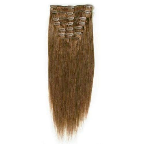 Clip In Extensions - 40 cm #6 Brown - | Fashiongirl